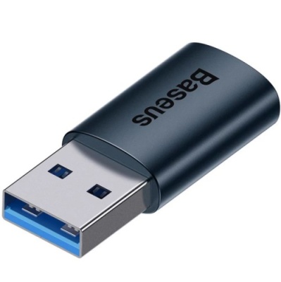 перехідник baseus ingenuity series mini otg type-c to usb 3.1 (zjjq000103) (blue) 