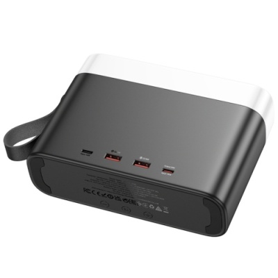додаткова батарея power bank hoco j94a overlord pd20w+qc3.0 22.5w 50000 mah (чорний) 
