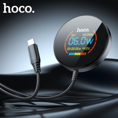 безпровідний зарядний пристрій hoco cq17 ultra 15w (чорний) 