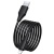 кабель hoco x124 silicone usb - lightning 2.4a/1m (чорний) 