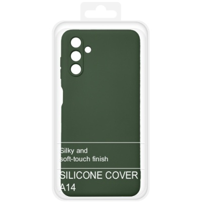 Купить чохол soft silicone case full для samsung a145 galaxy a14 4g/a146 galaxy a14 5g (темно-зелений) онлайн