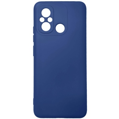 Купить чохол soft silicone case full для xiaomi redmi 12c (синій) онлайн