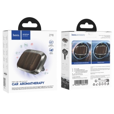 Автомобільний ароматизатор повітря HOCO ZP8 (Сталевий)