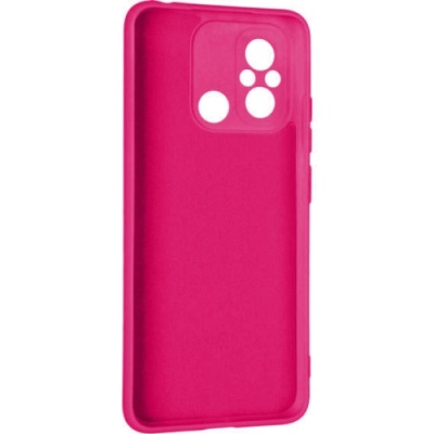 Купить чохол soft silicone case full для xiaomi redmi 12c (малиновий) онлайн