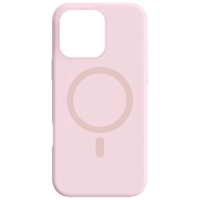 Купить чохол silicone case with magsafe для apple iphone 16 pro max (pink) онлайн