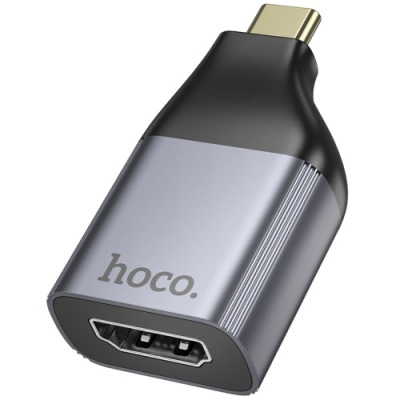 перехідник hoco ua33 type-c to hdtv 4k 30hz (сiрий) 