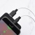 кабель hoco x21 plus silicone usb - lightning 2.4a/0.25m (чорно-білий) 