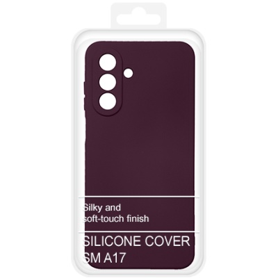 Купить чохол soft silicone case full для samsung a175 galaxy a17 4g (бордовий) онлайн