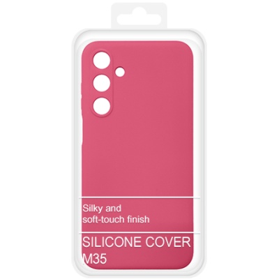 Купить чохол soft silicone case full для samsung m356 galaxy m35 5g (малиновий) онлайн