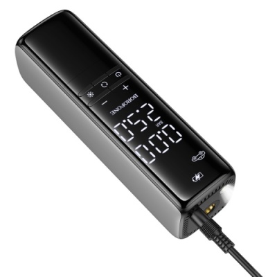 Автомобільний компресор Borofone FC1 (Чорно-сірий)