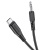 кабель aux borofone bl8 3.5mm(male) - type-c(male) 1m (чорний) 