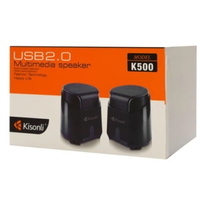 колонки для комп'ютера kisonli k500 (чорний) 