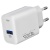 мережевий зарядний пристрій ridea rw-18123 rapid 1usb qc 18w+micro (бiлий) 