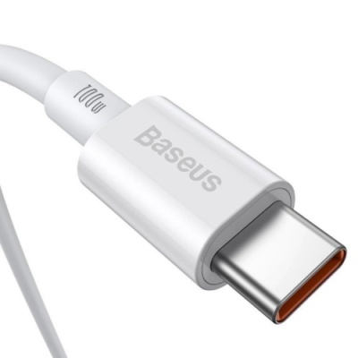 кабель baseus superior series (pd) type-c - type-c 100w/2m (catys-c02) (white) 