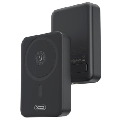 додаткова батарея power bank xo pr231 with magsafe 15w + pd20w 10000 mah (чорний) 