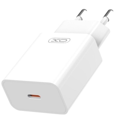 мережевий зарядний пристрій xo l126 1type-c/20w/pd (білий) 