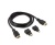 кабель hdmi у комплекті з перехідником minihdmi/microhdmi 1.5m (чорний) 