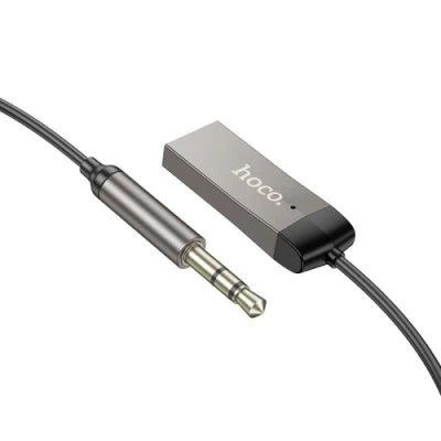 Bluetooth аудіо ресівер Hoco E78 (Сірий)