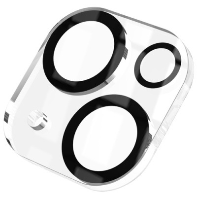 захисно скло на камеру hoco g13 3d для apple iphone 14/14 plus (чорний) 