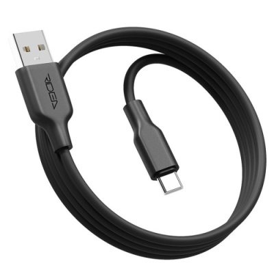кабель ridea rc-ai21 airsiliconepro usb - type-c 3a/1m (чорний) 