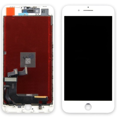 дисплей для apple iphone 8 plus з білим тачскріном і рамкою incell