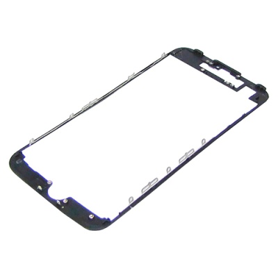 дисплейна рамка для apple iphone 7 чорна з термоклеєм