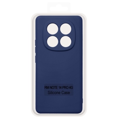 Купить чохол soft silicone case full для xiaomi redmi note 14 pro 4g (синій) онлайн