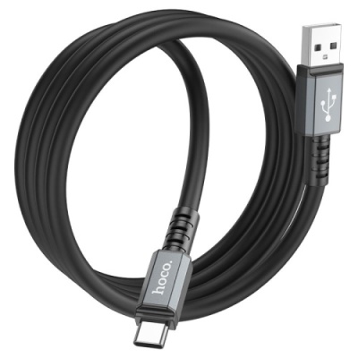кабель hoco x85 strength usb - type-c 3a/1m (чорний) 