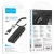 usb hub hoco hb41 easy 4-in-1 converter (usb to usb2.0*4) 1,2m. black 