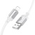 кабель borofone bx108 silicone usb - lightning 2.4a/1m (білий) 