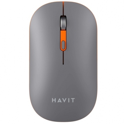 мишка бездротова havit hv-ms60wb gray (2.4ghz + bt5.1) дворежимна 