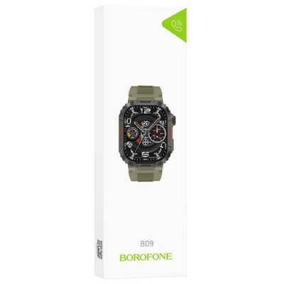 смарт-годинник borofone bd9 smart sports watch(call version) (зелений) 