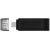 usb флеш-накопичувач kingston dt 70 64gb usb 3.2 + type-c (чорний) 
