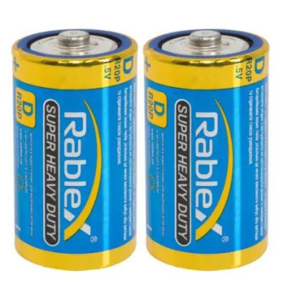батарейка rablex r20 (2шт) 