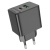 Мережевий Зарядний Пристрій Borofone BAS14A Erudite 1USB/18W/QC3.0 + 1Type-C/20W/PD (Чорний) мережевий зарядний пристрій borofone bas14a erudite 1usb/18w/qc3.0 + 1type-c/20w/pd (чорний)