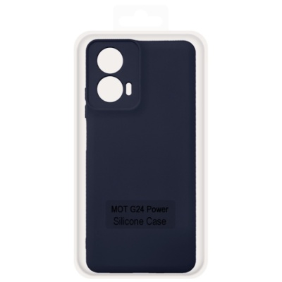 Купить чохол soft silicone case full для motorola g24 power (dark blue) онлайн