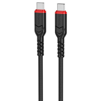 кабель hoco x59 victory type-c - type-c pd60w/3.0a/2m (чорний) 