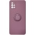 Купить силіконовий чохол soft silicone casevsmagnet ring для samsung a515 galaxy a51 - cherry purple онлайн