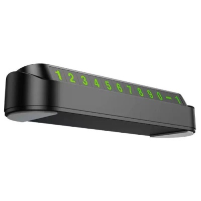 Автовізитка парковочна для мобільного номера Hoco DPH01 (Чорний)