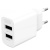 мережевий зарядний пристрій xo l109 2usb/2.4a (білий) 