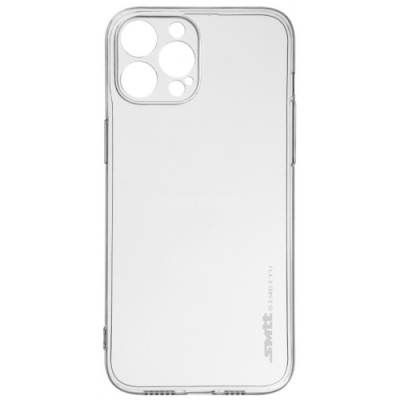 Купить силіконовий чохол smtt для apple iphone 12 pro max (прозорий) онлайн