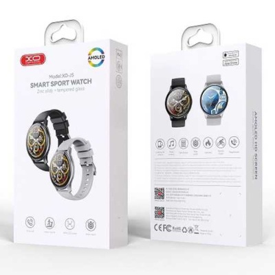смарт-годинник xo j5 amoled (сірий) 