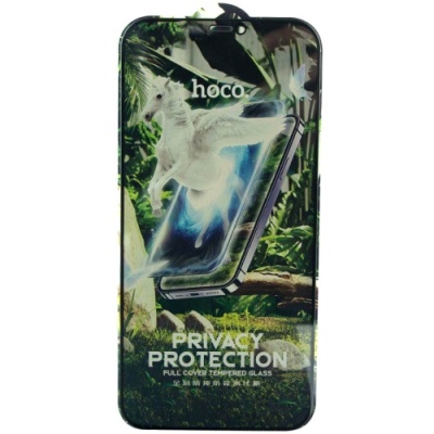 захисне скло hoco g11 hd privacy protection для apple iphone xr/11 (чорний) 