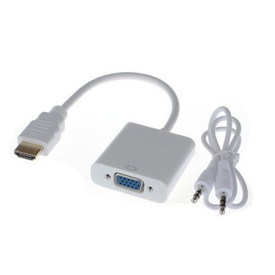 кабель hdmi - vga з кабелем aux (3.5mm) 