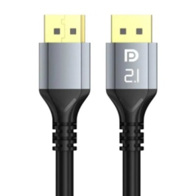 кабель dp to dp 2.1v 4k/240hz 3m (чорний) 