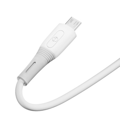 кабель ridea rc-si35 siliconepro usb - microusb 3a/1m (бiлий) 