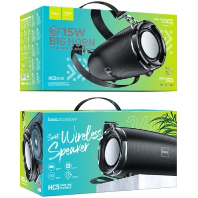 портативна колонка hoco hc5 (чорний) 
