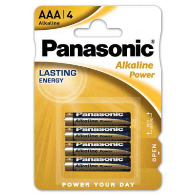 батарейка panasonic lr3 bl power aaa (4шт) 
