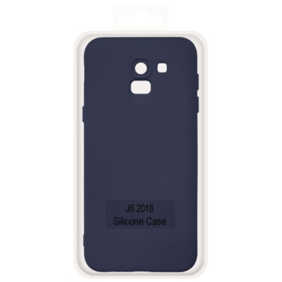 Купить чохол soft silicone case full для samsung j600 galaxy j6 2018 (dark blue) онлайн