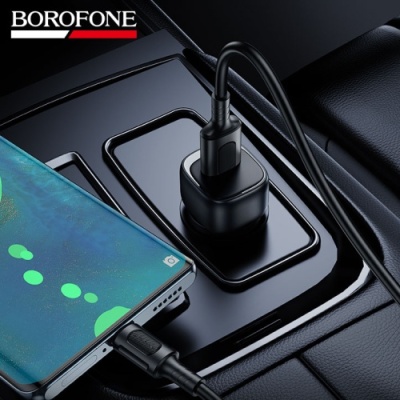 Автомобільний Зарядний Пристрій Borofone BZ34 1USB/18W/QC3.0 (Чорний)
